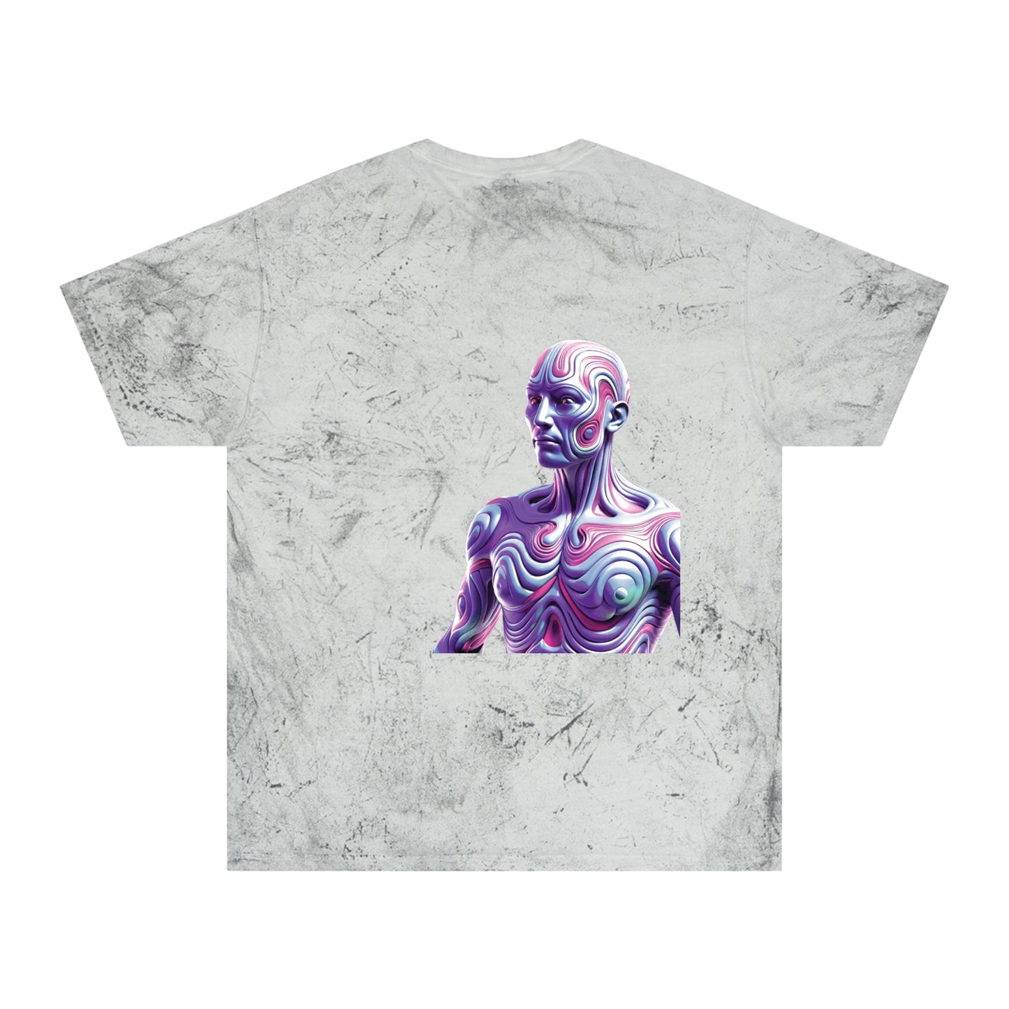SICK CITY "SMOKEY OCEAN" PSYCHEDELICS Colorful Graphic T-Shirt Unisex Tie-Dye Tee
