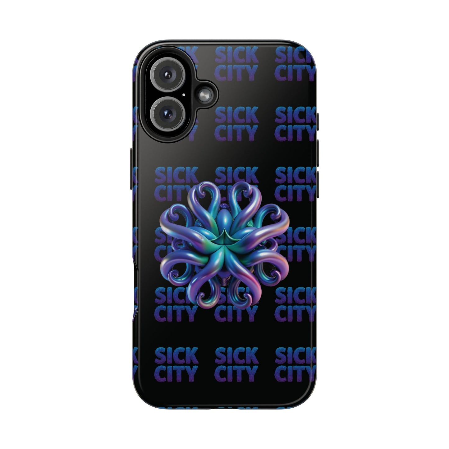 Sick City "blue squid" Phone Case