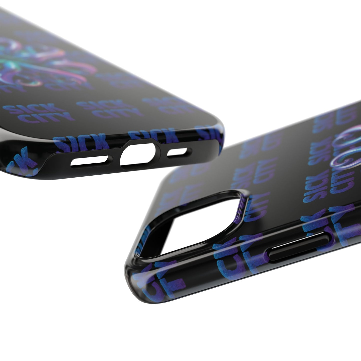 Sick City "blue squid" Phone Case