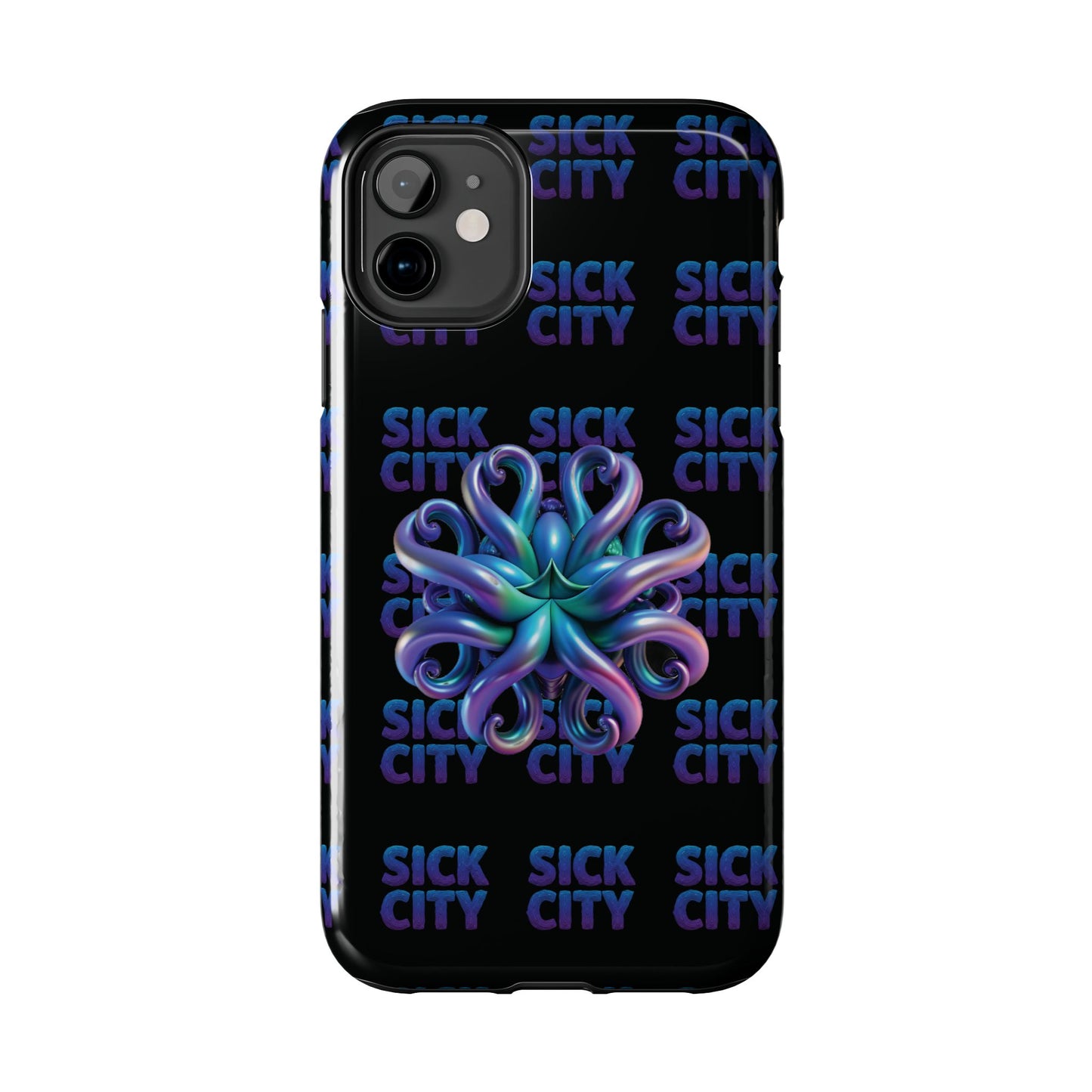 Sick City "blue squid" Phone Case