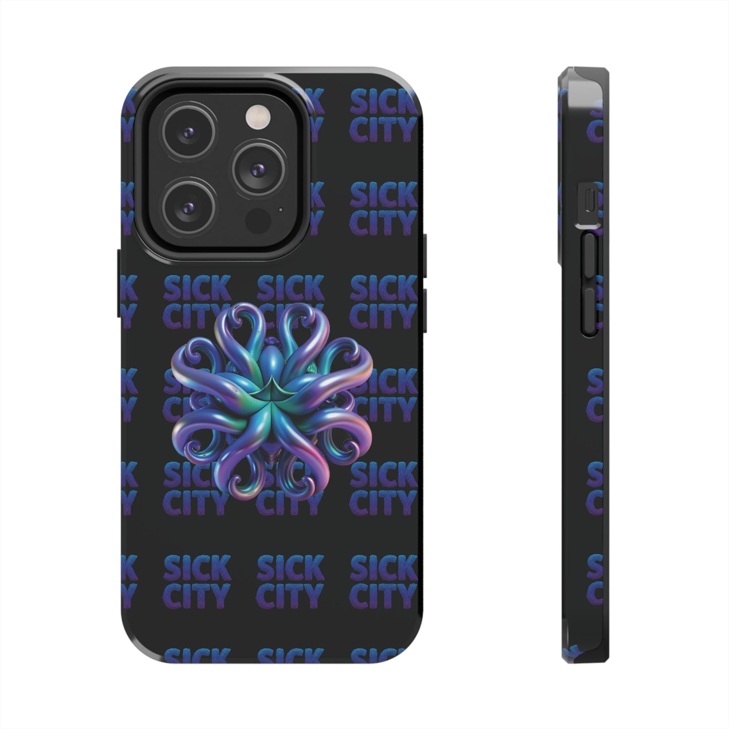 Sick City "blue squid" Phone Case