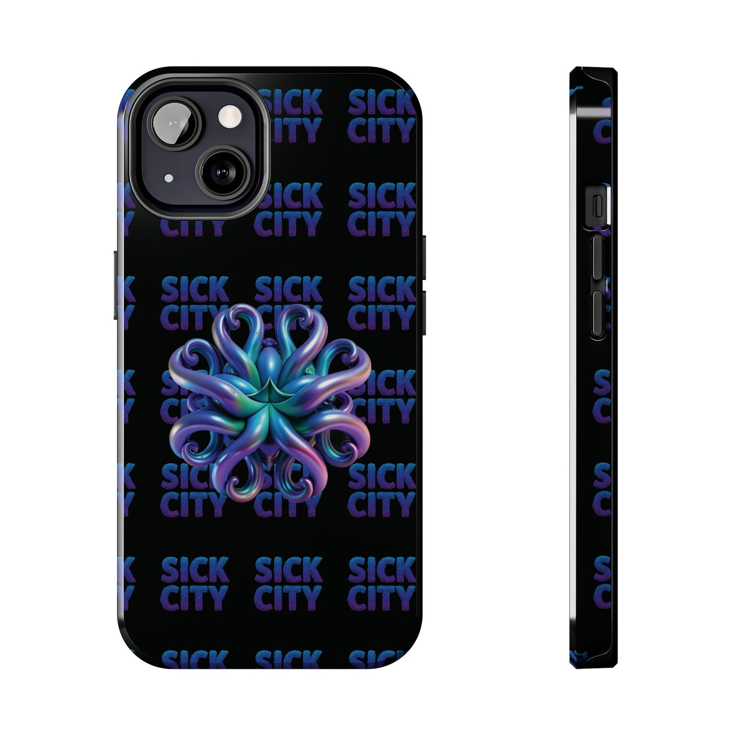 Sick City "blue squid" Phone Case