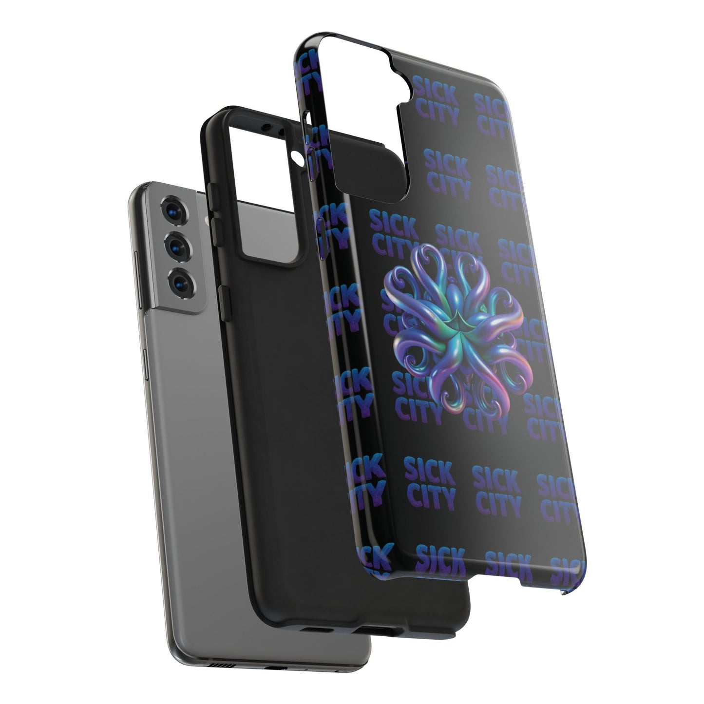 Sick City "blue squid"  Phone Case