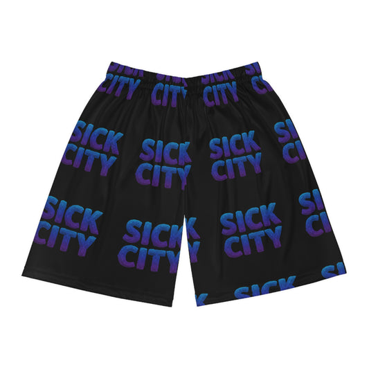 Sick City Basketball Shorts - Athletic Wear, Summer Fashion, Gym Shorts, Casual Streetwear, Gift for Sports Enthusiasts