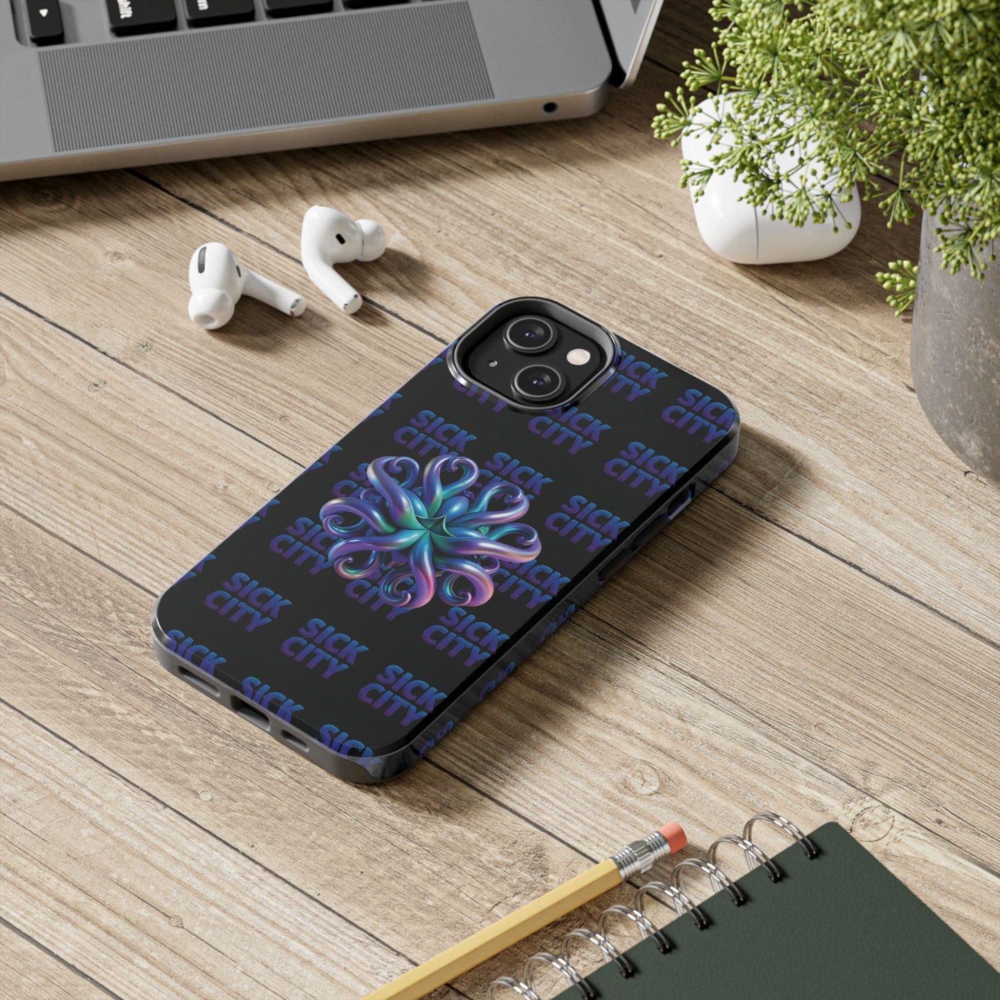 Sick City "blue squid"  Phone Case