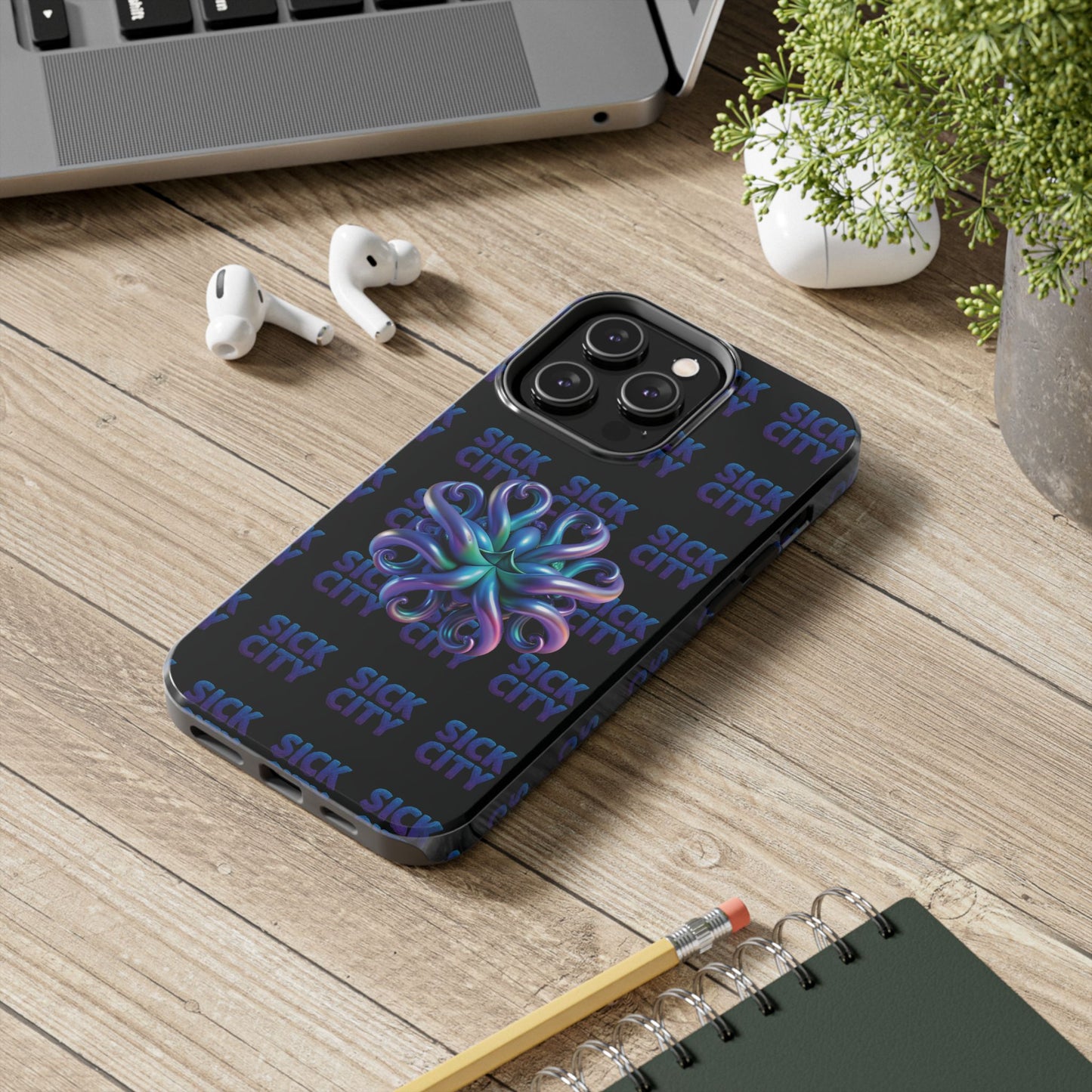 Sick City "blue squid"  Phone Case