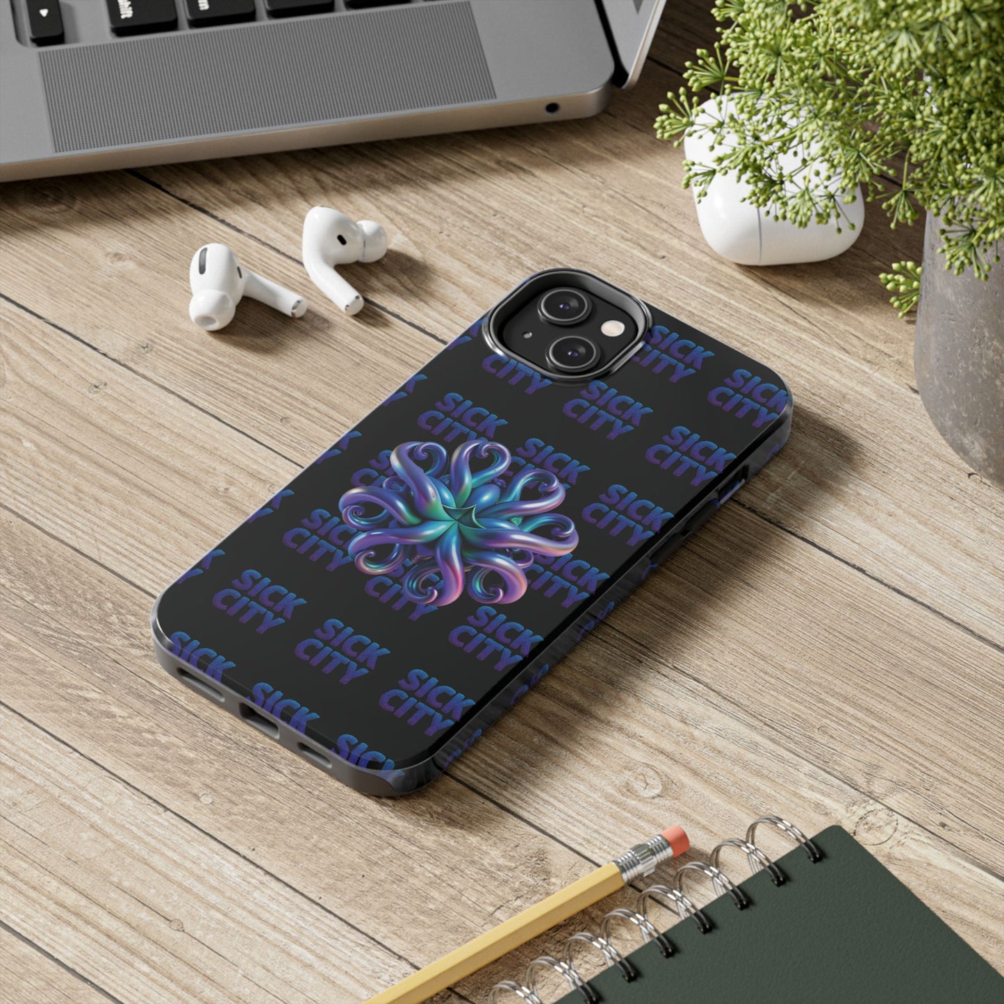 Sick City "blue squid"  Phone Case